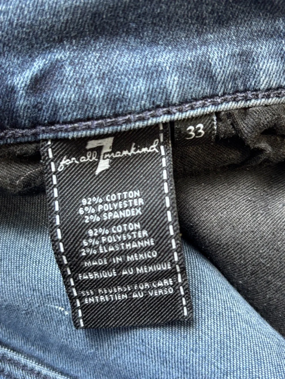 7 For All Mankind Men's The Straight Luxe Performance Jeans Size 33